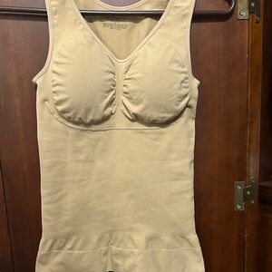 Elegant Beige Shapewear Bodysuit